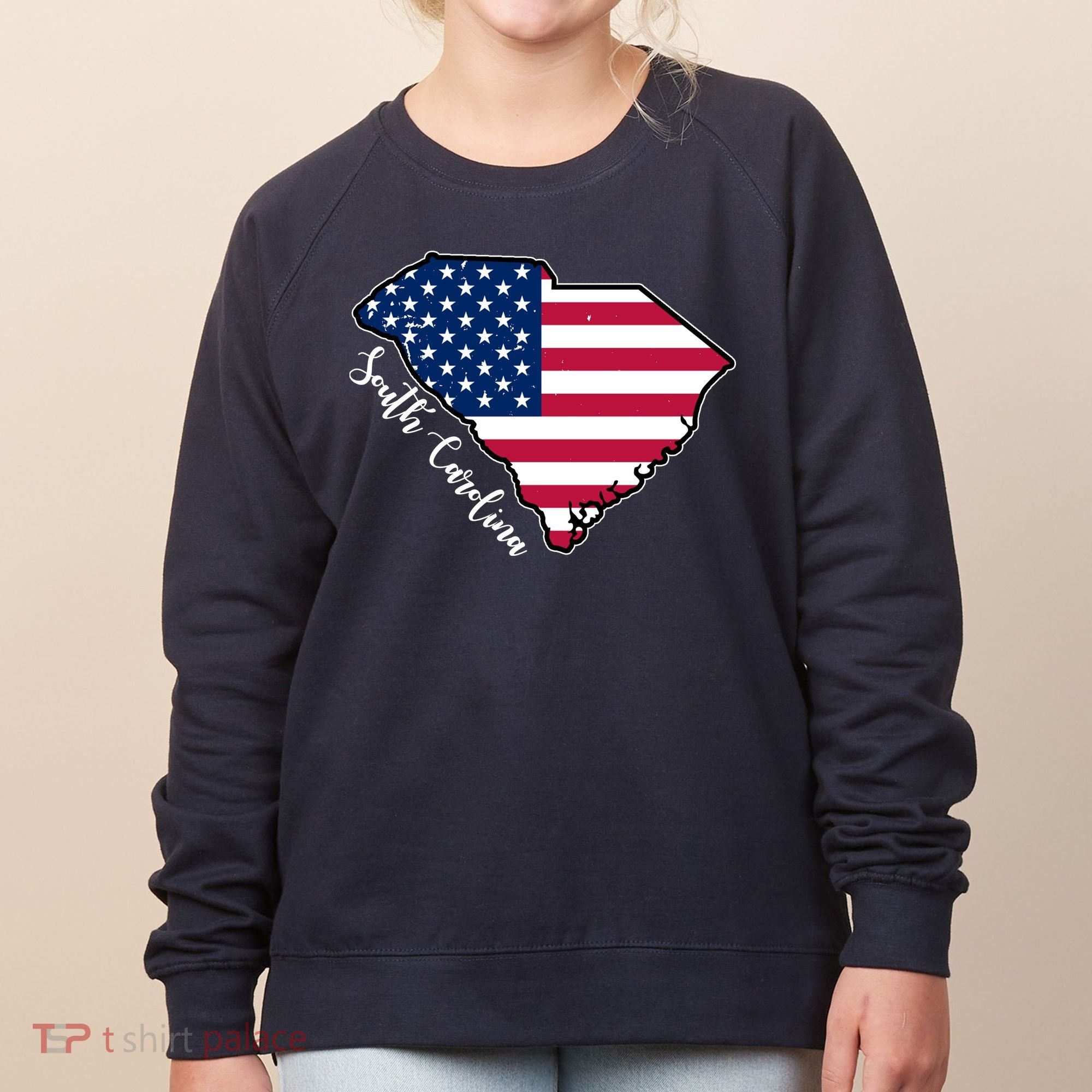 South Carolina United States Map T Shirt Women's Sweatshirt
