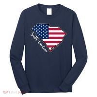 South Carolina United States Map T Shirt Long Sleeve Shirt thumb 0