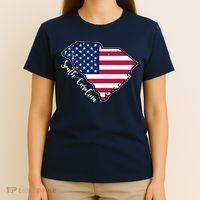 South Carolina United States Map T Shirt T-Shirt thumb 4
