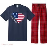 South Carolina United States Map T Shirt Pajama Set thumb 0