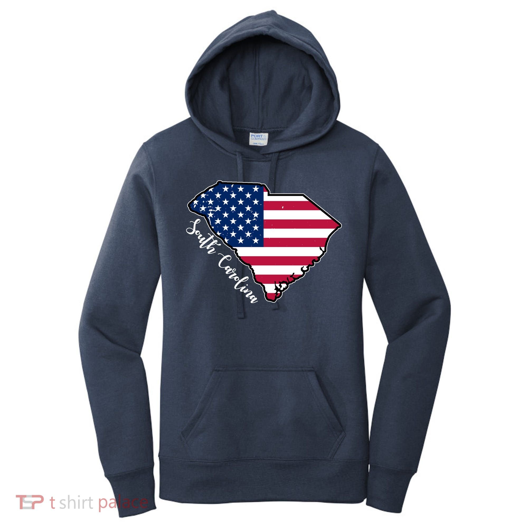 South Carolina United States Map T Shirt Women's Hoodie
