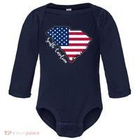 South Carolina United States Map T Shirt Baby Long Sleeve Bodysuit thumb 0