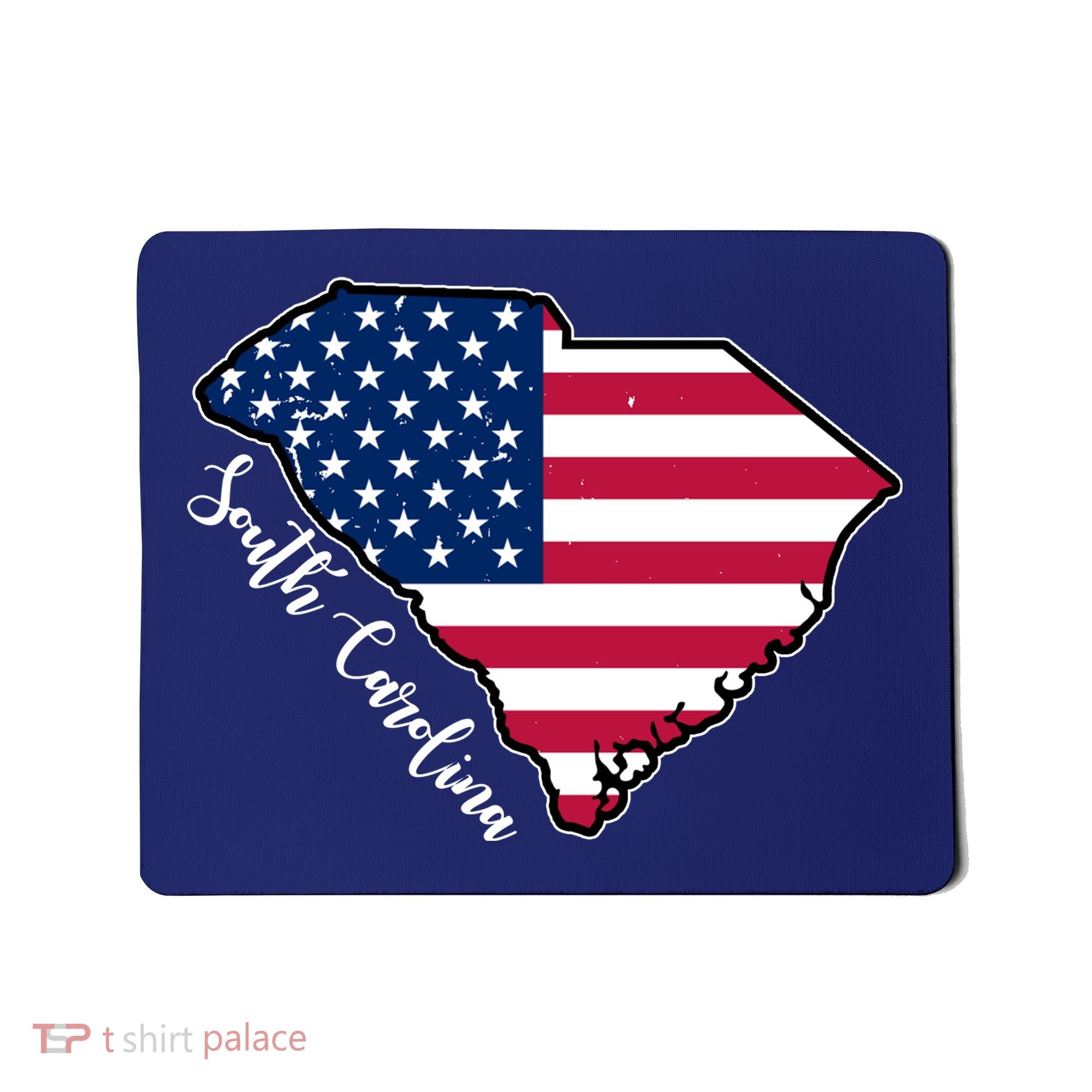 South Carolina United States Map T Shirt Mousepad
