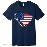 South Carolina United States Map T Shirt Premium T-Shirt thumb 0
