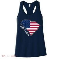 South Carolina United States Map T Shirt Women's Tank Top thumb 0
