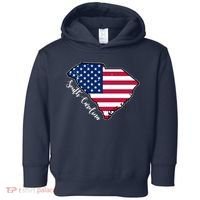 South Carolina United States Map T Shirt Toddler Hoodie thumb 0