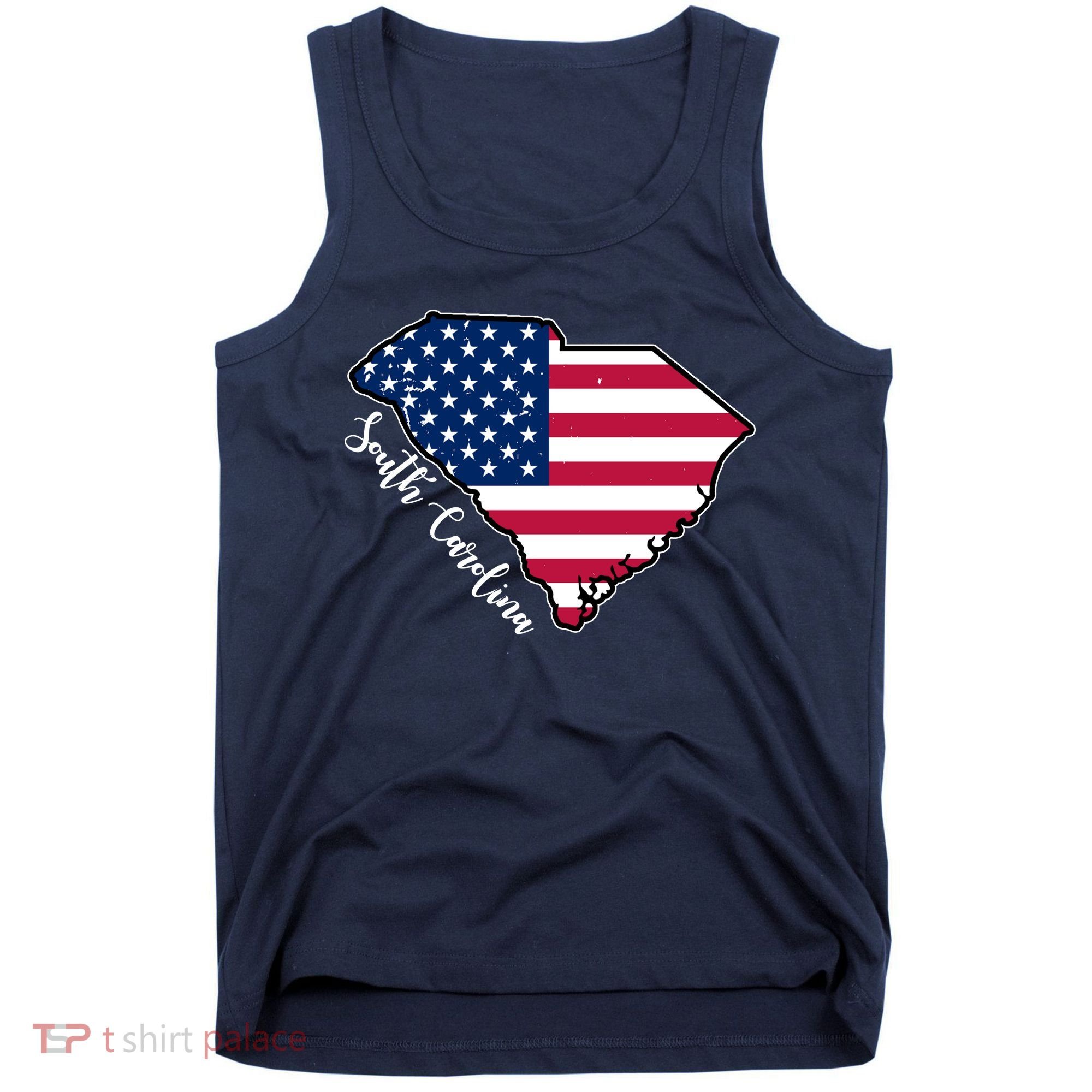 South Carolina United States Map T Shirt Tank Top