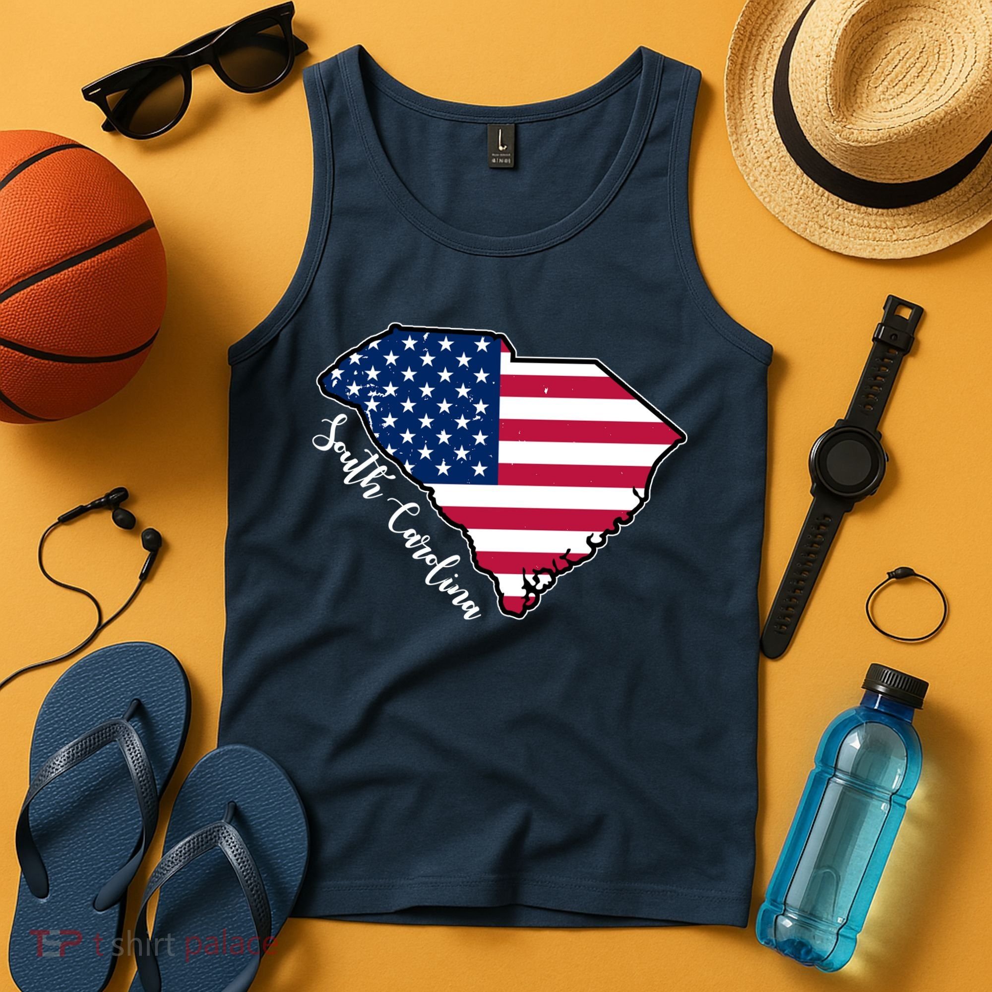 South Carolina United States Map T Shirt Tank Top