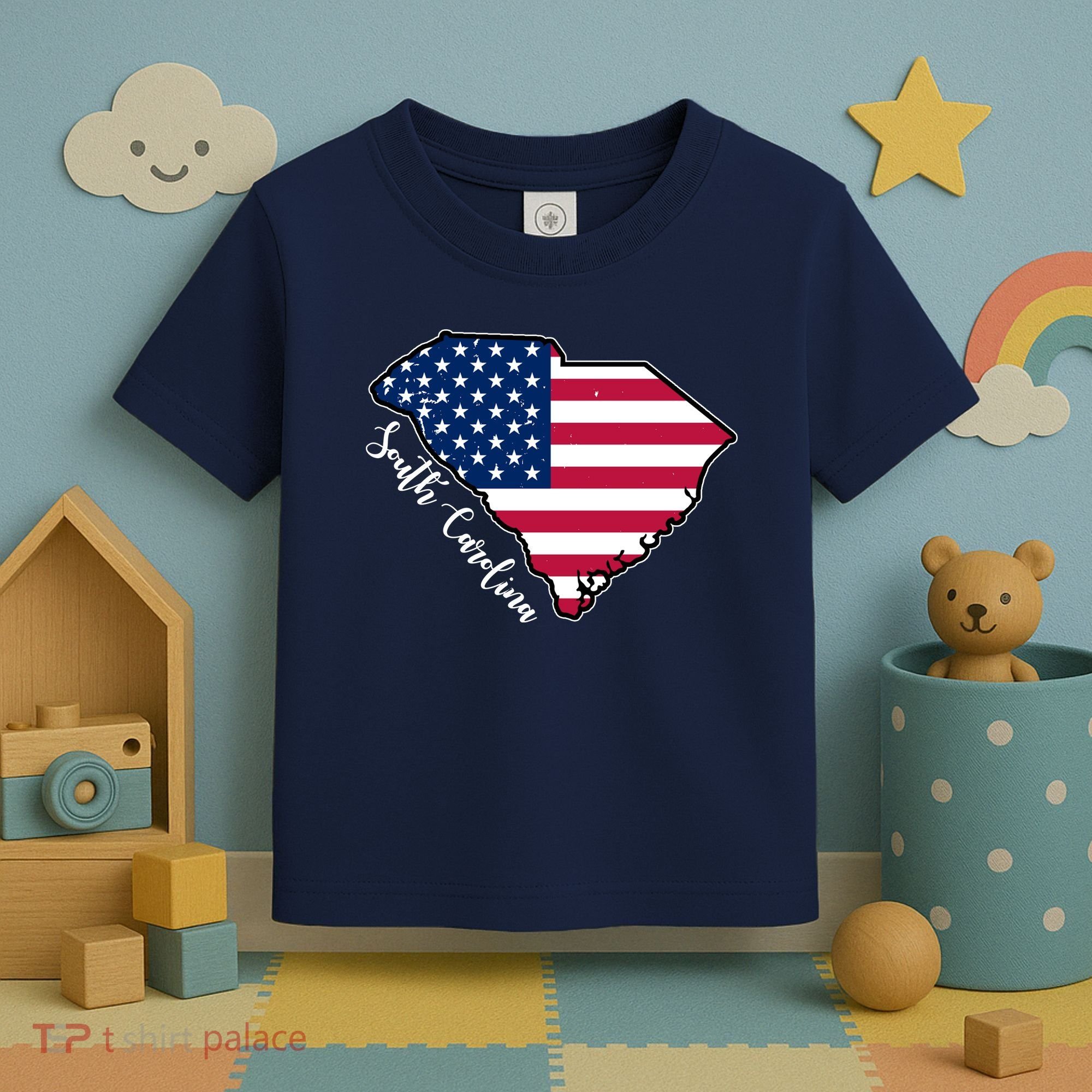 South Carolina United States Map T Shirt Toddler T-Shirt