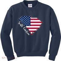 South Carolina United States Map T Shirt Kids Sweatshirt thumb 0