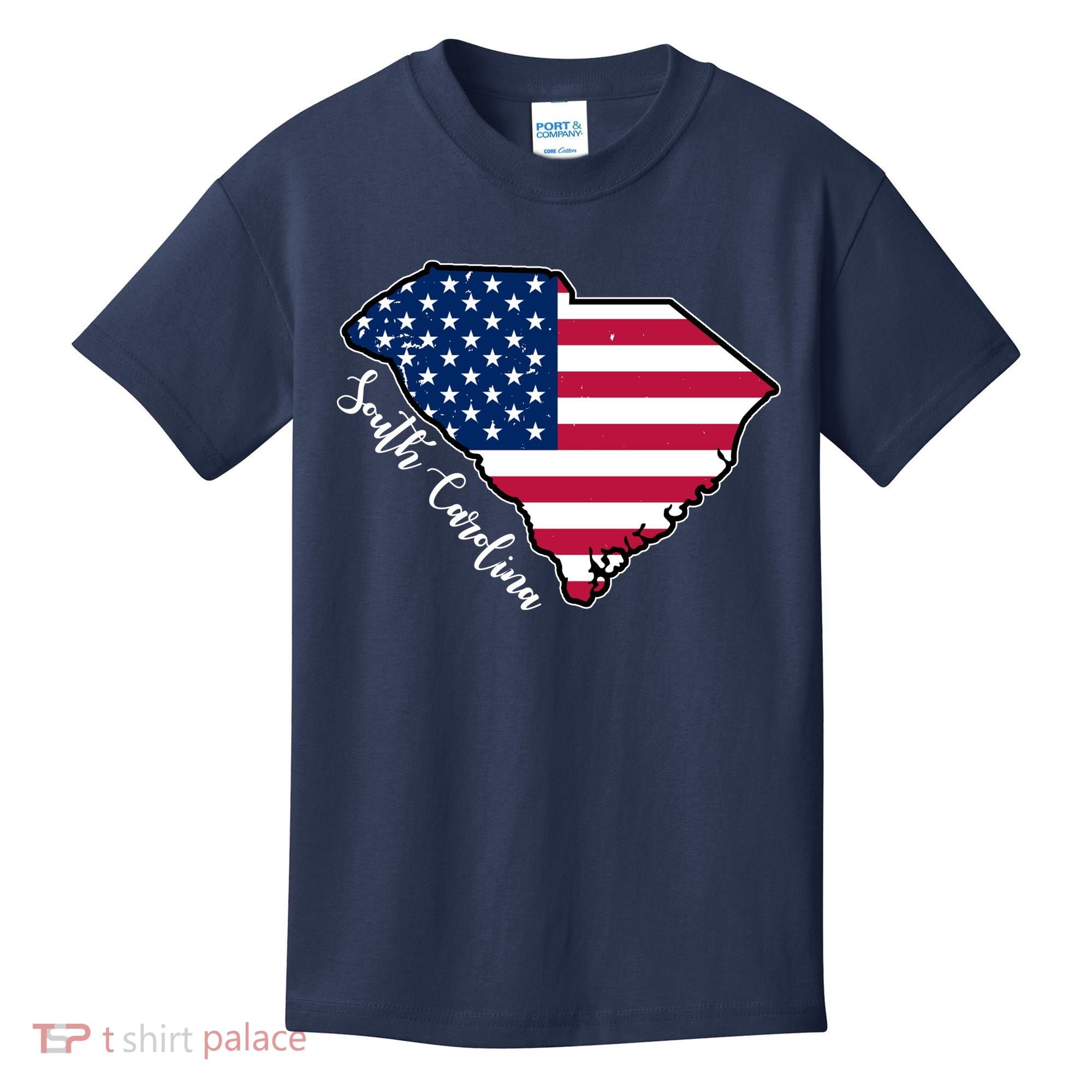 South Carolina United States Map T Shirt Kids T-Shirt