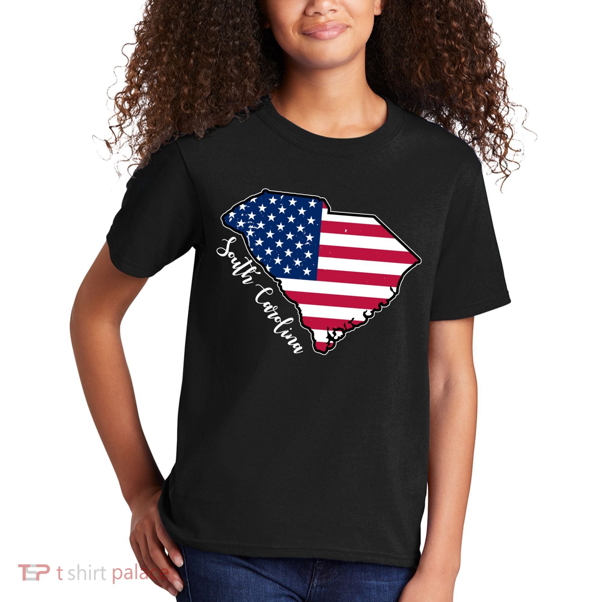 South Carolina United States Map T Shirt Kids T-Shirt