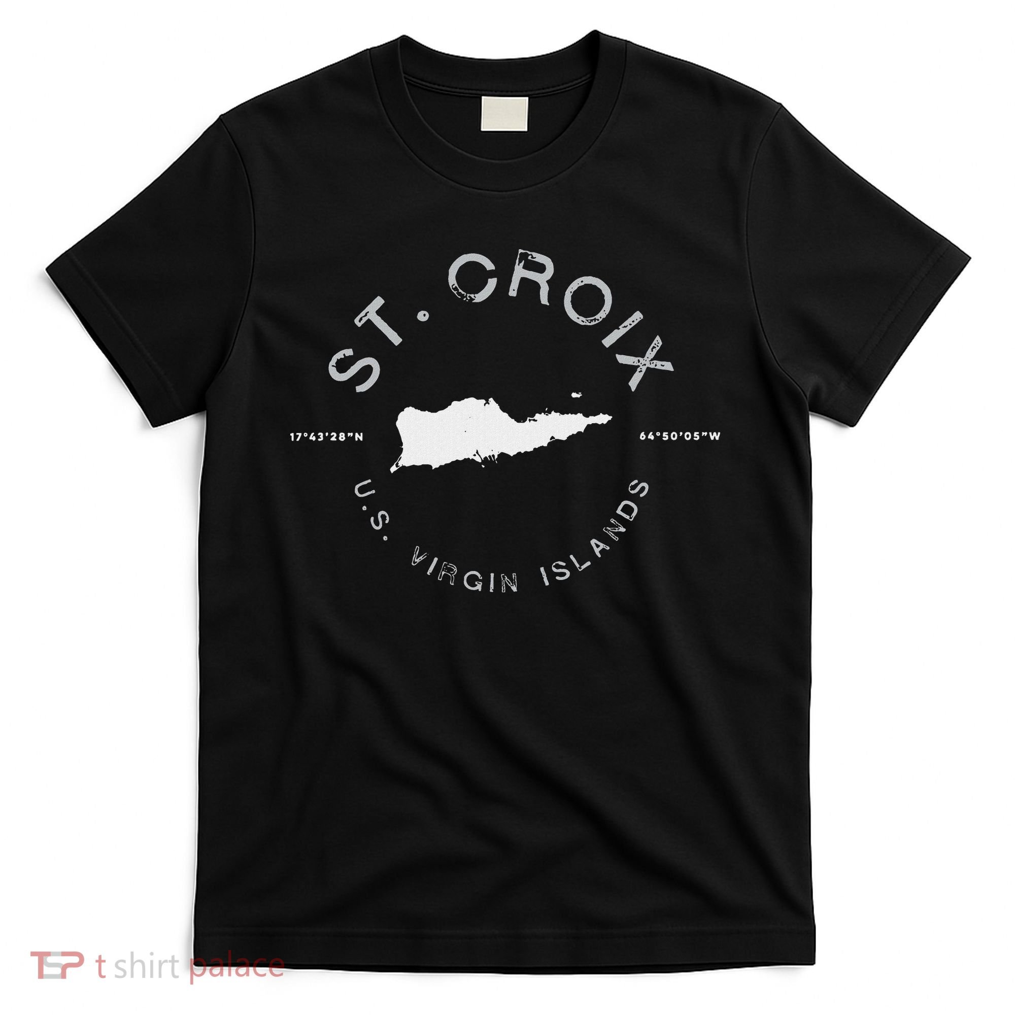 St. Croix Usvi Graphic Vintage Retro T-Shirt