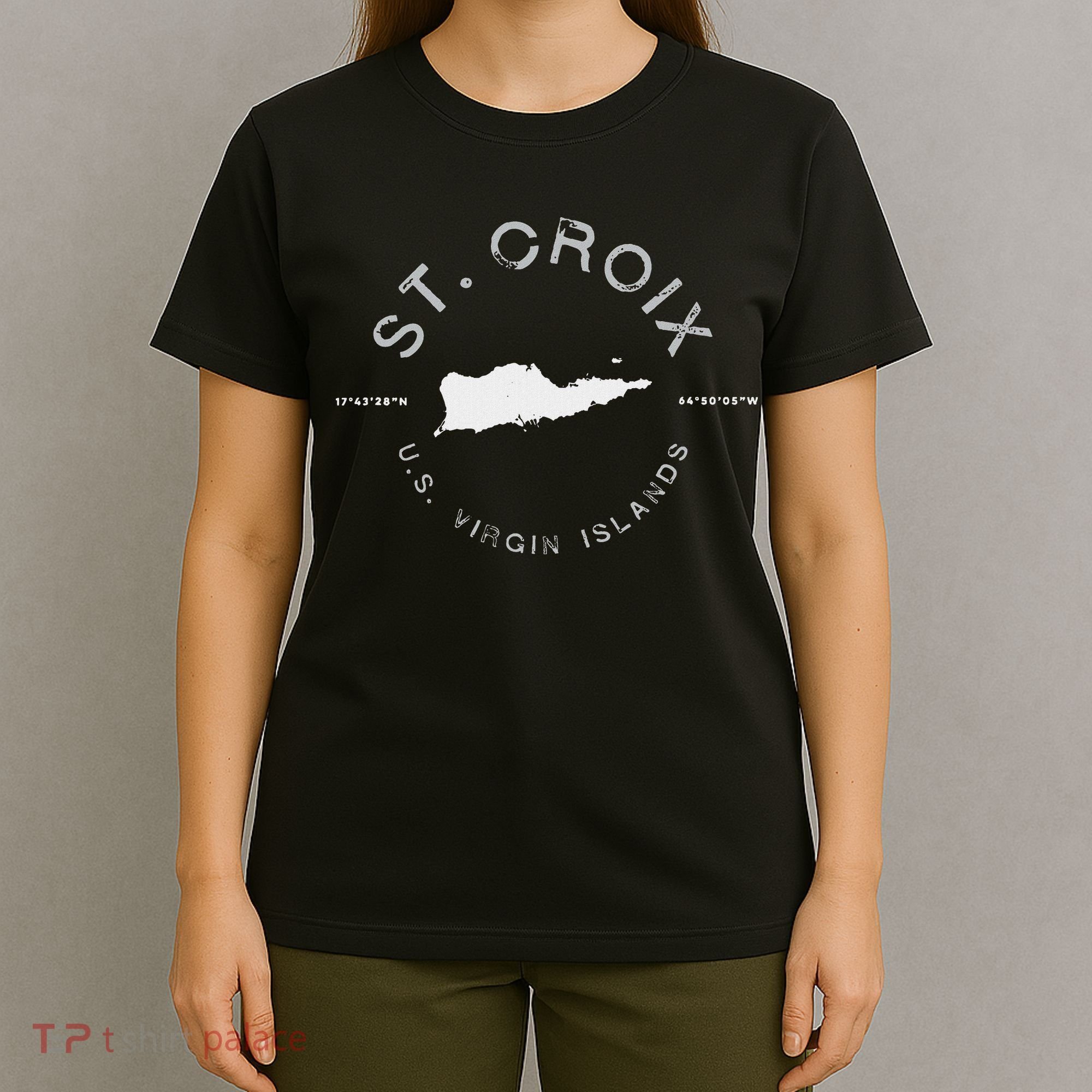 St. Croix Usvi Graphic Vintage Retro T-Shirt