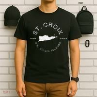 St. Croix Usvi Graphic Vintage Retro T-Shirt thumb 6