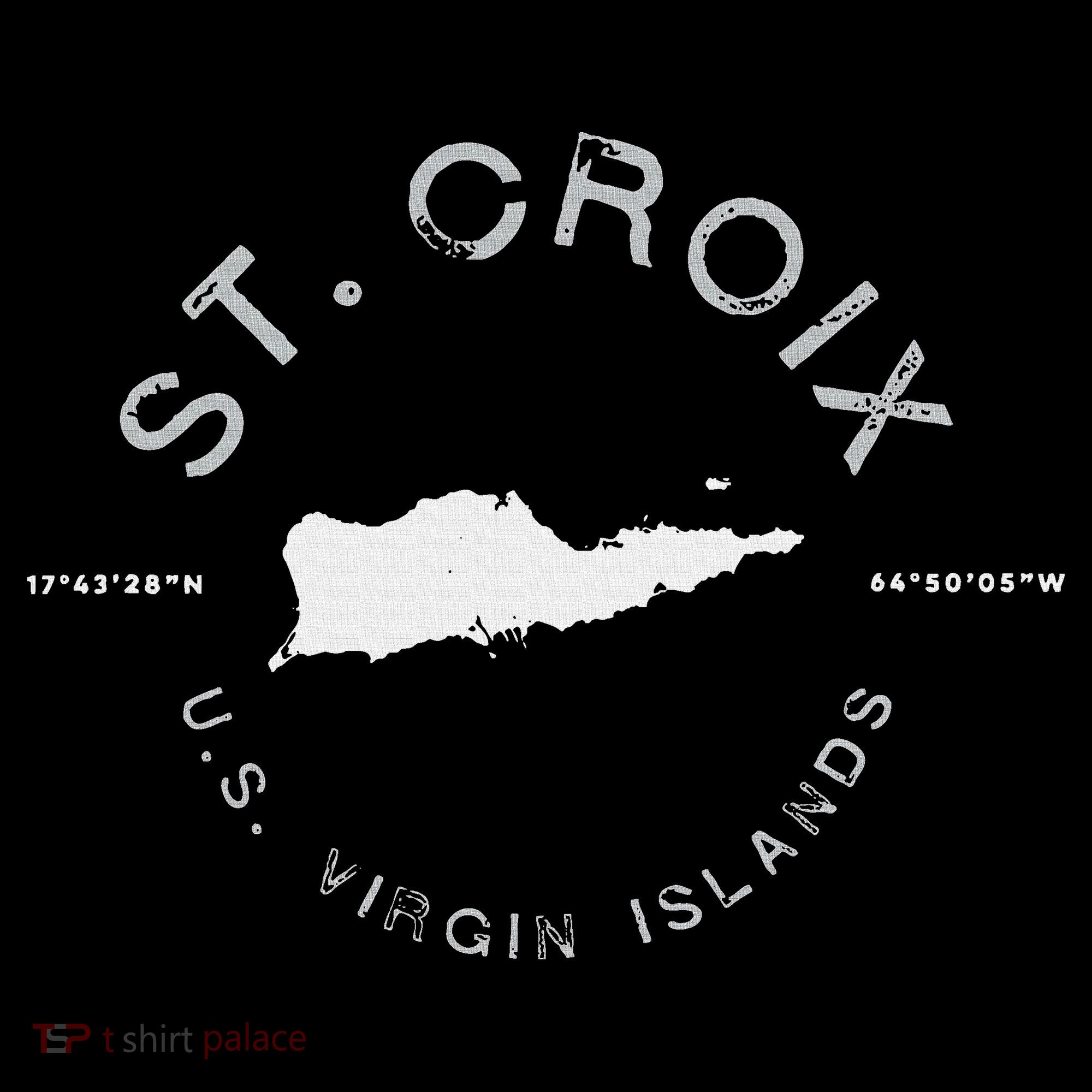 St. Croix Usvi Graphic Vintage Retro T-Shirt