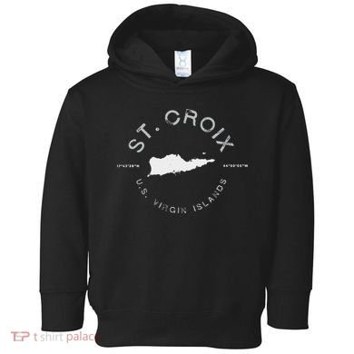 St. Croix Usvi Graphic Vintage Retro Toddler Hoodie