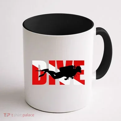 Scuba Dive Logo Coffee Mug back