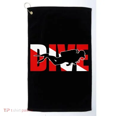 Scuba Dive Logo Golf Towel