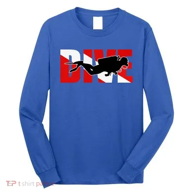 Scuba Dive Logo Long Sleeve Shirt