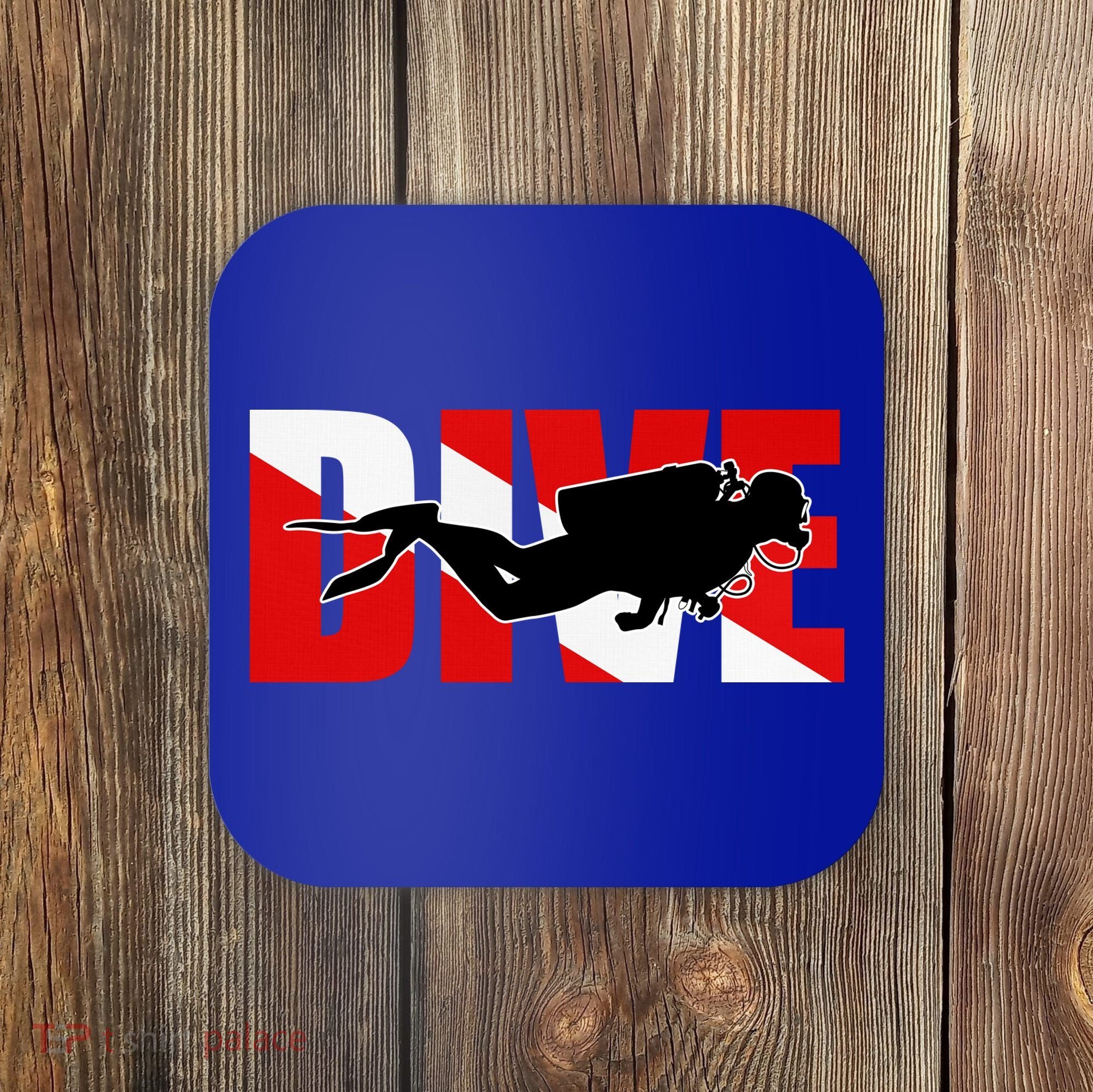 Scuba Dive Logo Coaster