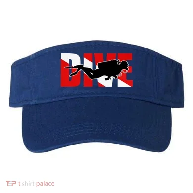 Scuba Dive Logo Visor