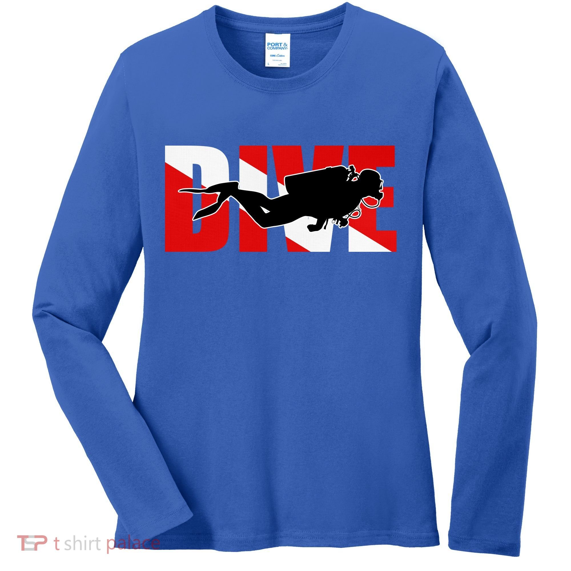 Scuba Dive Logo Women's Long Sleeve Shirt