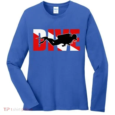 Scuba Dive Logo Women's Long Sleeve Shirt
