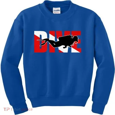 Scuba Dive Logo Kids Sweatshirt