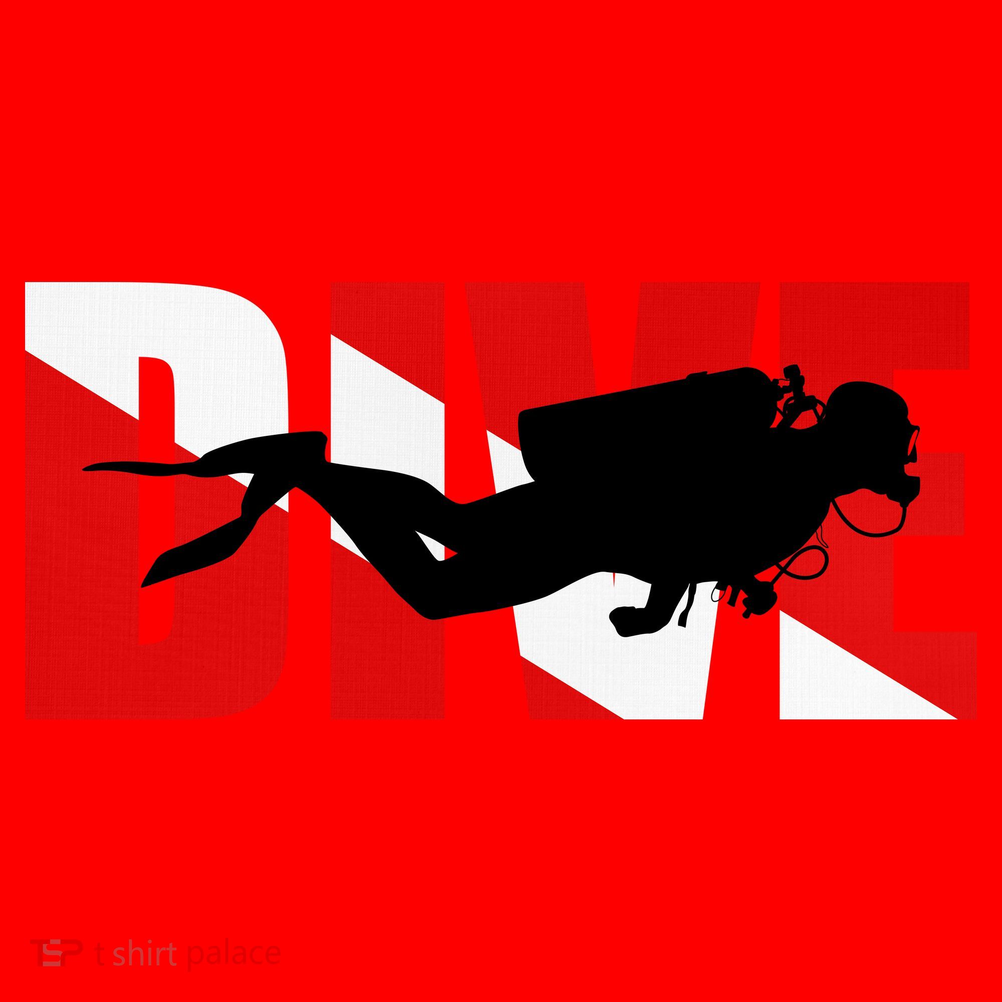 Scuba Dive Logo Santa Hat