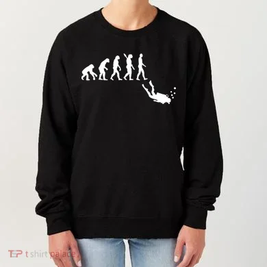 Scuba Diver Evolution Women's Sweatshirt
