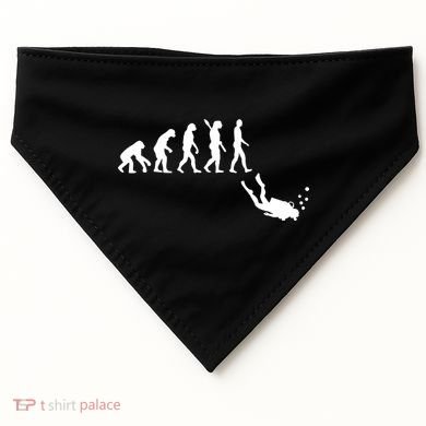 Scuba Diver Evolution USA-Made Doggie Bandana