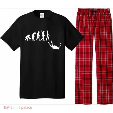 Scuba Diver Evolution Pajama Set