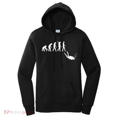 Scuba Diver Evolution Women's Hoodie