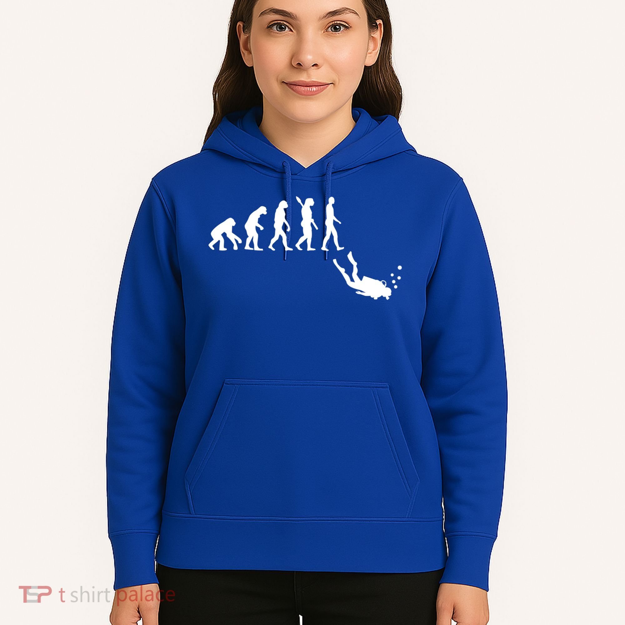 Scuba Diver Evolution Hoodie