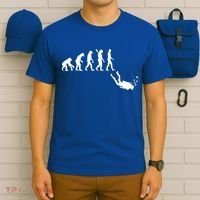 Scuba Diver Evolution T-Shirt thumb 6