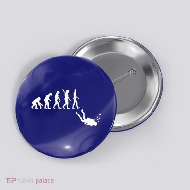 Scuba Diver Evolution Button
