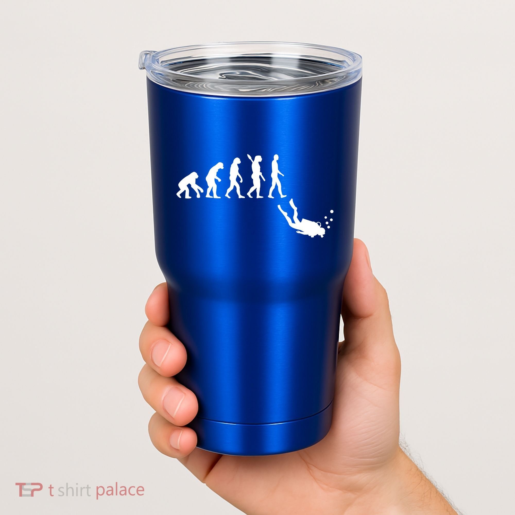 Scuba Diver Evolution Tumbler