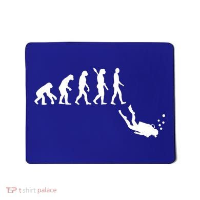 Scuba Diver Evolution Mousepad