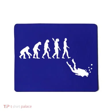 Scuba Diver Evolution Mousepad