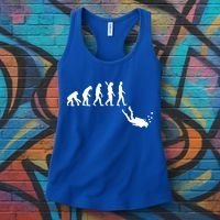 Scuba Diver Evolution Women's Tank Top thumb 3