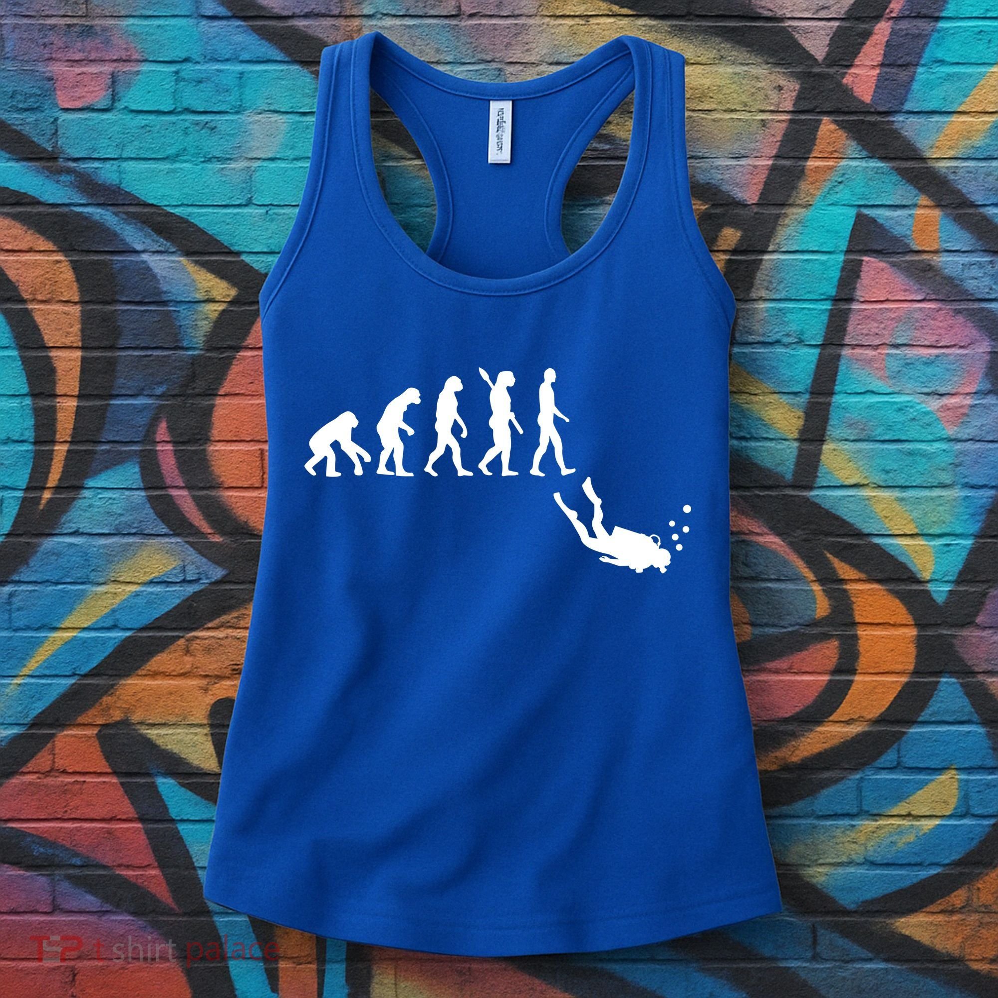 Scuba Diver Evolution Women's Tank Top