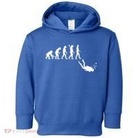 Scuba Diver Evolution Toddler Hoodie thumb 0