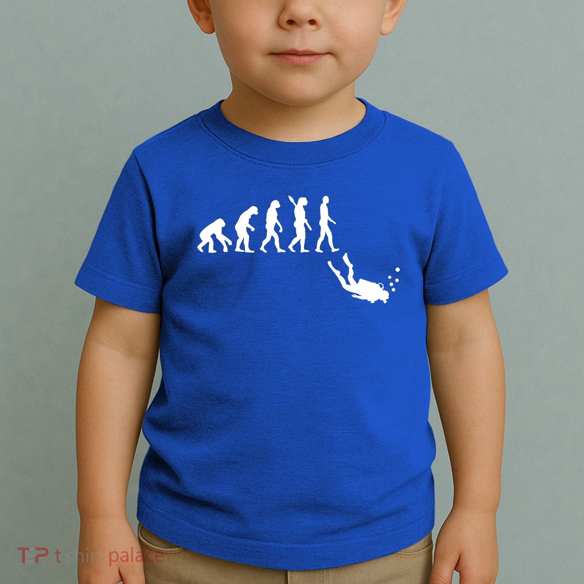 Scuba Diver Evolution Toddler T-Shirt
