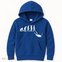 Scuba Diver Evolution Kids Hoodie thumb 0