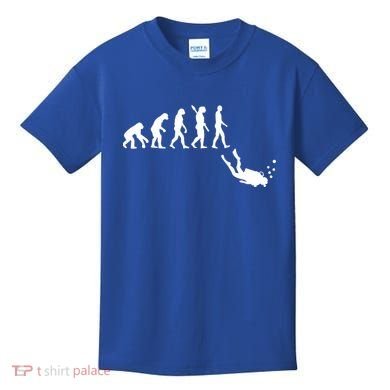 Scuba Diver Evolution Kids T-Shirt