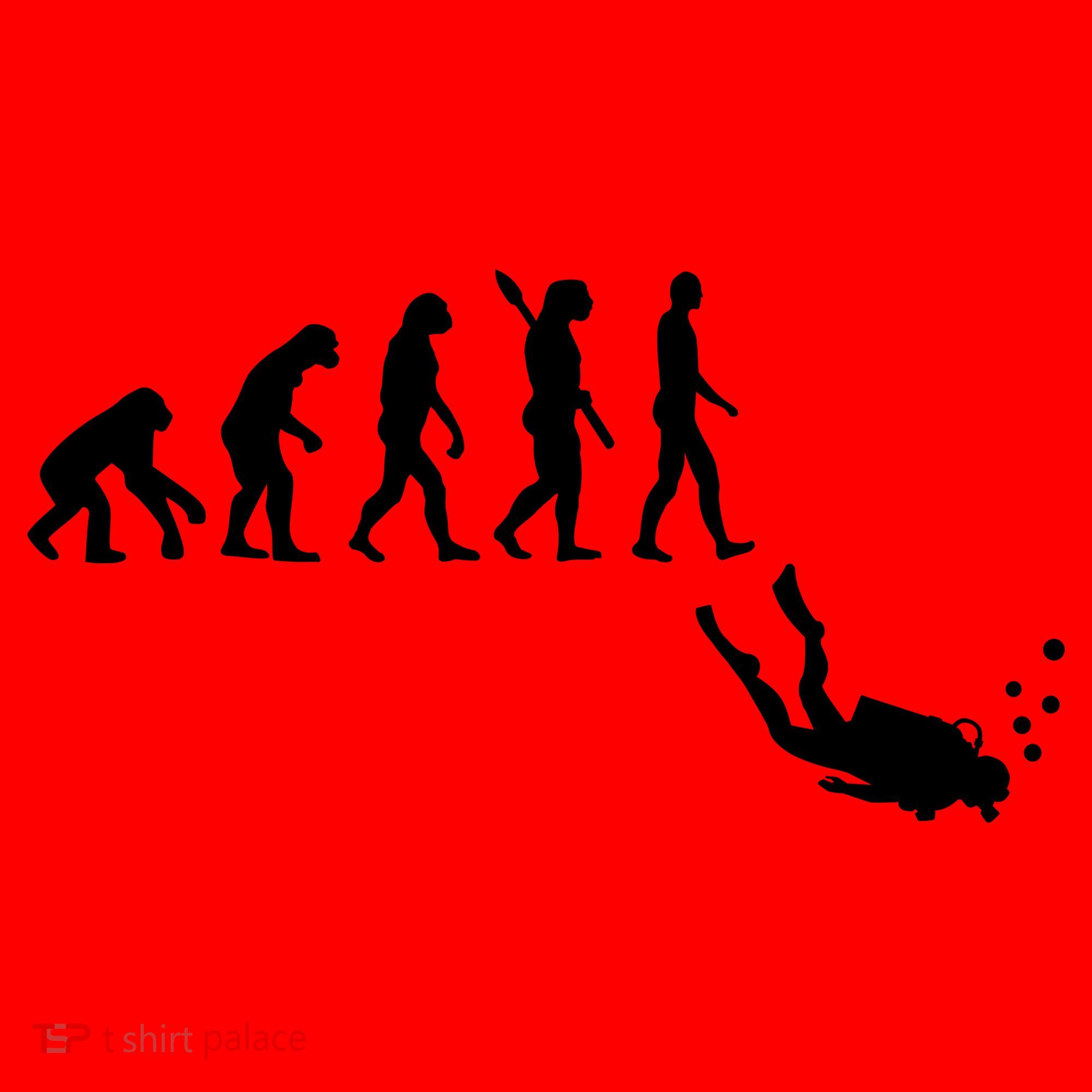 Scuba Diver Evolution Santa Hat