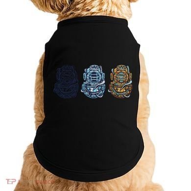 Scuba Diver Vintage Doggie Tank