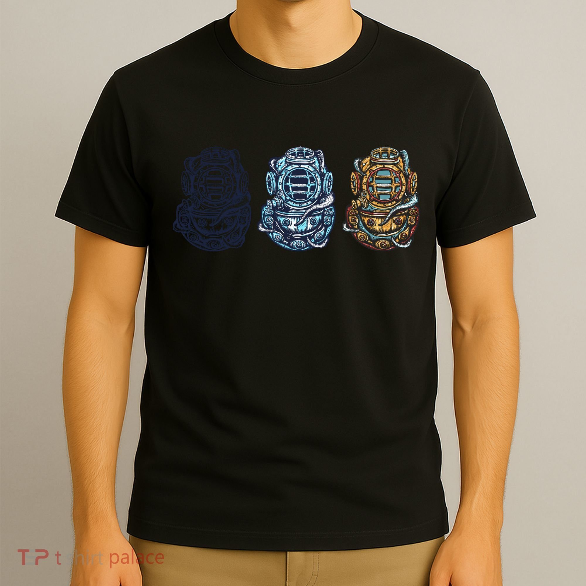 Scuba Diver Vintage T-Shirt