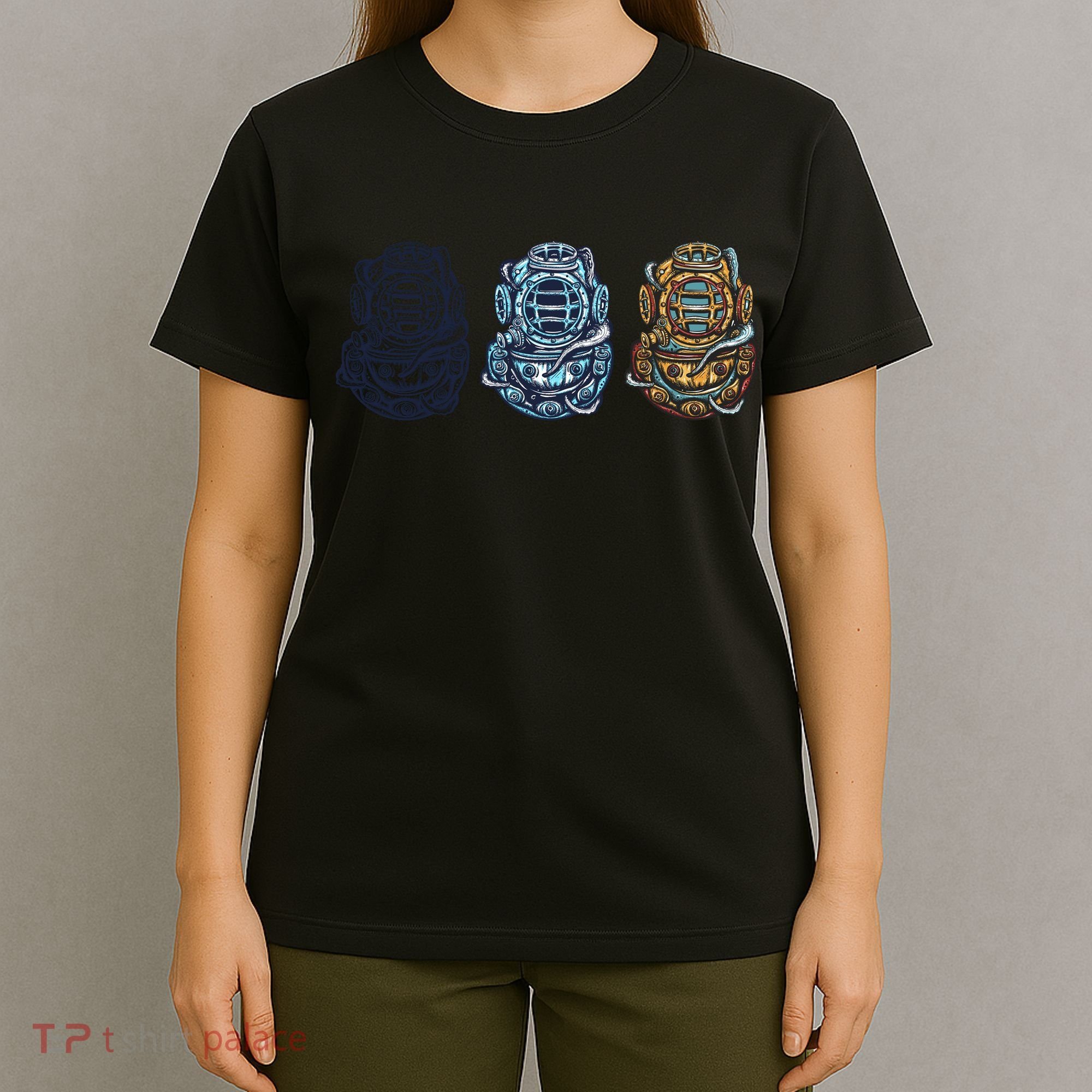 Scuba Diver Vintage T-Shirt